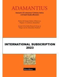 Adamantius - Editrice Morcelliana - Catalogo per materie